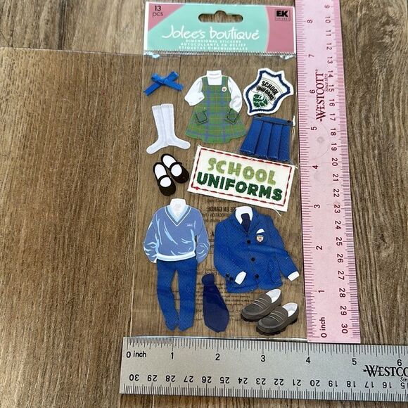 Brand New Jolee’s Boutique School Dimensional Stickers (13 Piece) - Picture 1 of 4
